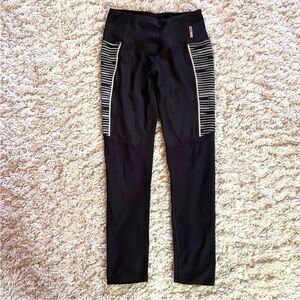 RBX Black Activewear Workout Leggings Small